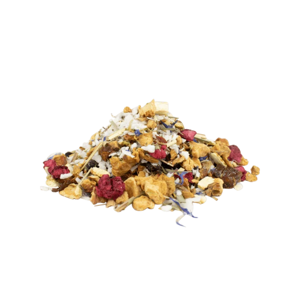 framboos kokos fruitthee