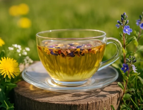 lente thee in een kop