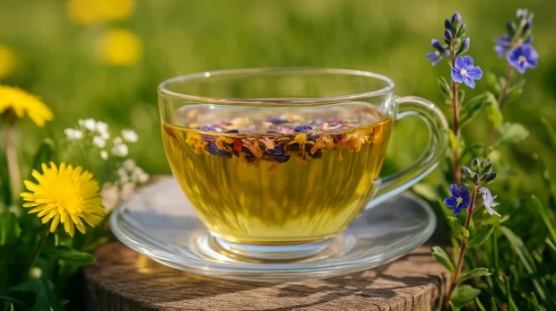 lente thee in een kop