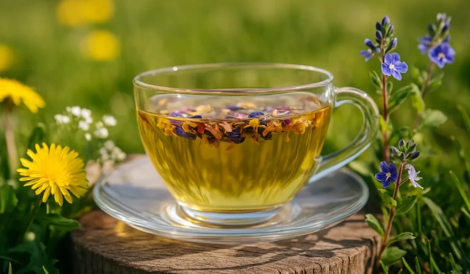 lente thee in een kop