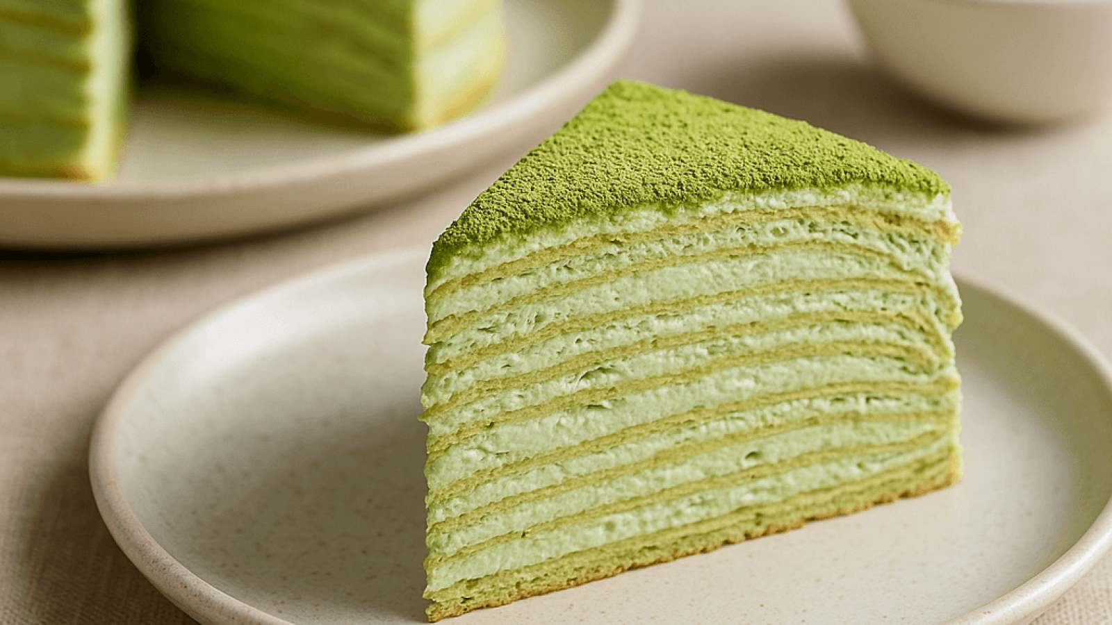 matcha taart
