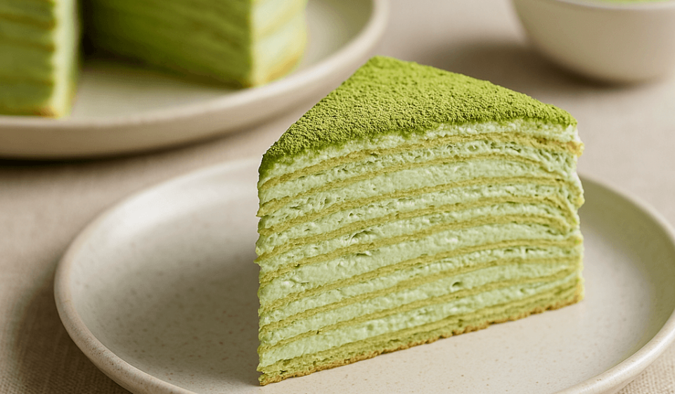matcha taart